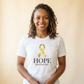 HOPE Gold Ribbon Tee